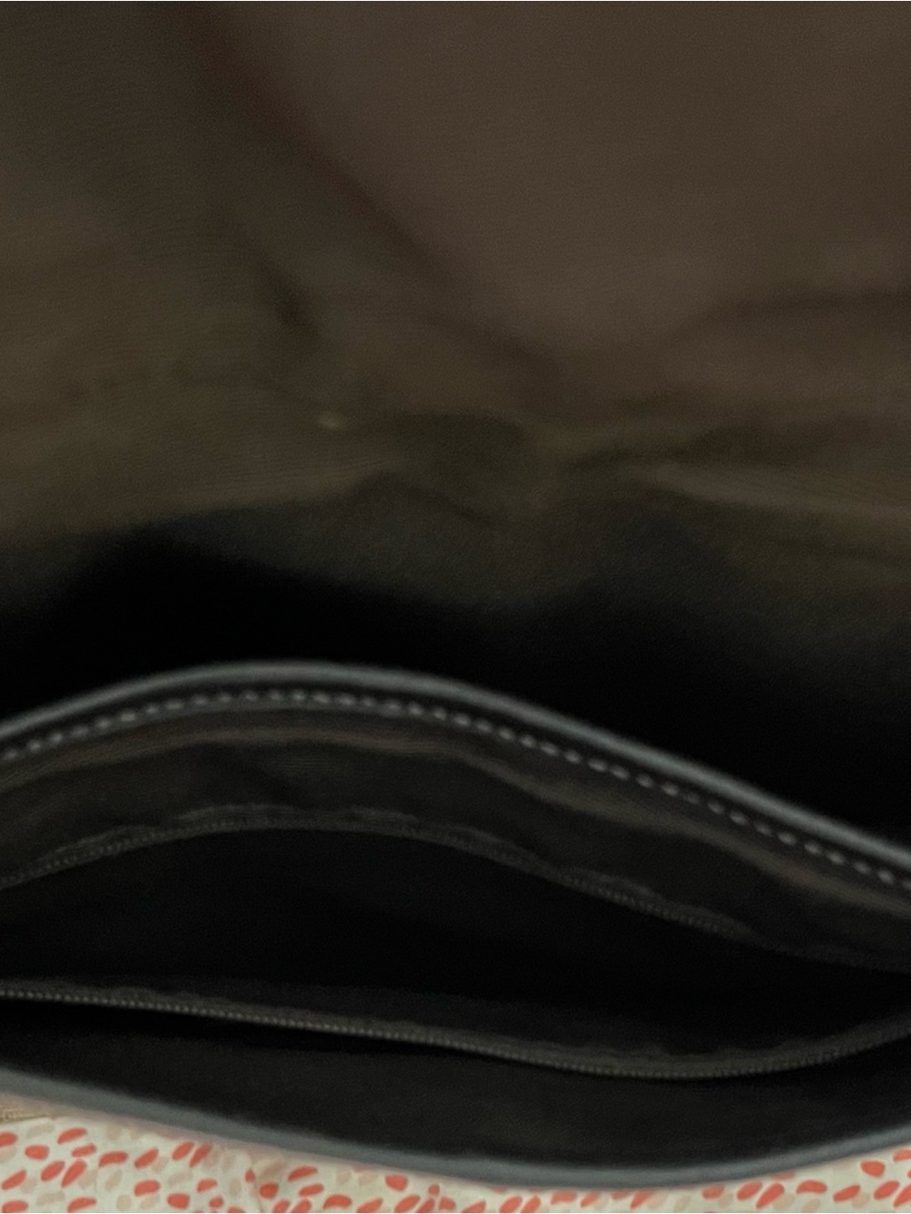 Coach Brown Signature Canvas Shoulder Bag with Dark Brown Leather Accents - Picture 11 of 12